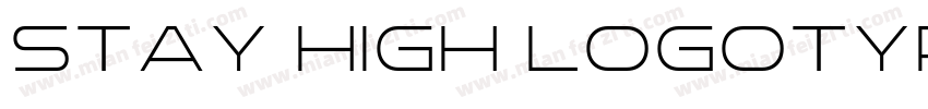 Stay High Logotype字体转换